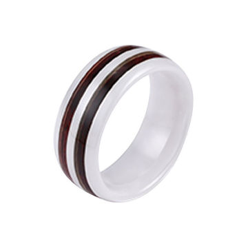 Hot Selling Ceramic Ring With Double Groove Veneer Rings